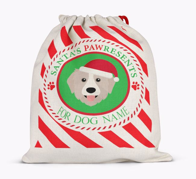 Santa Sack 'Pawresents' - Personalised for Your {breedFullName}